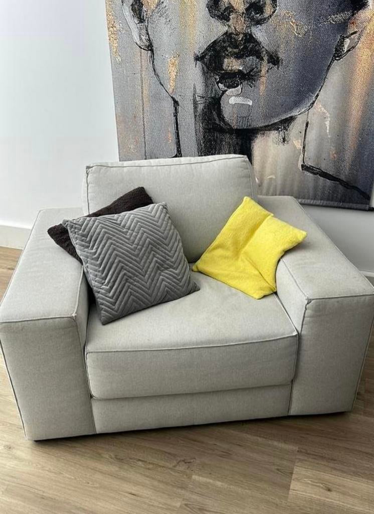 GRATIS 1x loveseat, Ophalen, Tweepersoons, 75 tot 100 cm, Zo goed als nieuw