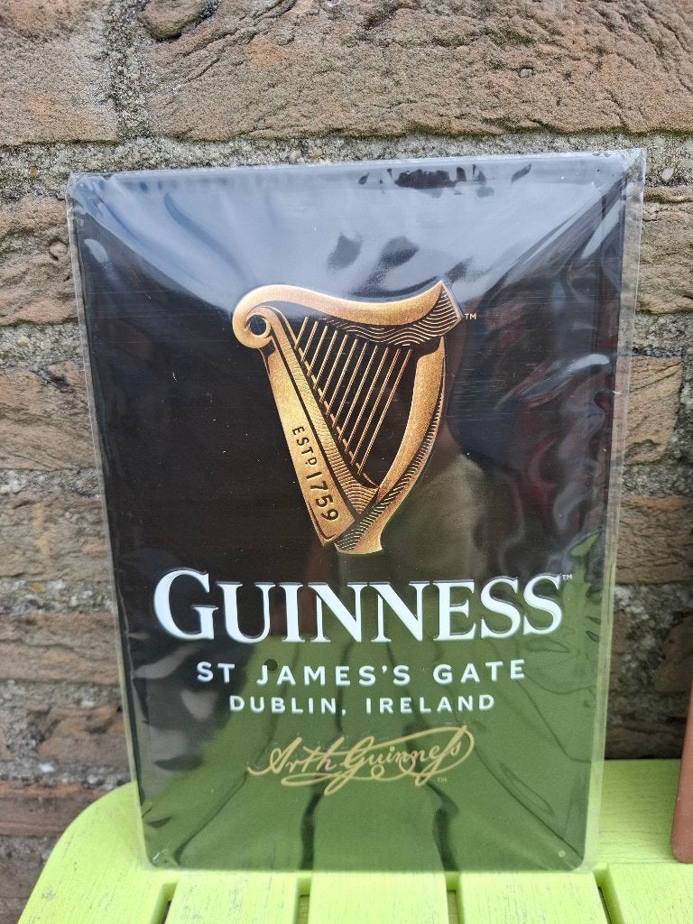 Reclamebord Guinness St.-James Gate, Ophalen of Verzenden, Nieuw, Reclamebord, Plaat of Schild, Overige merken