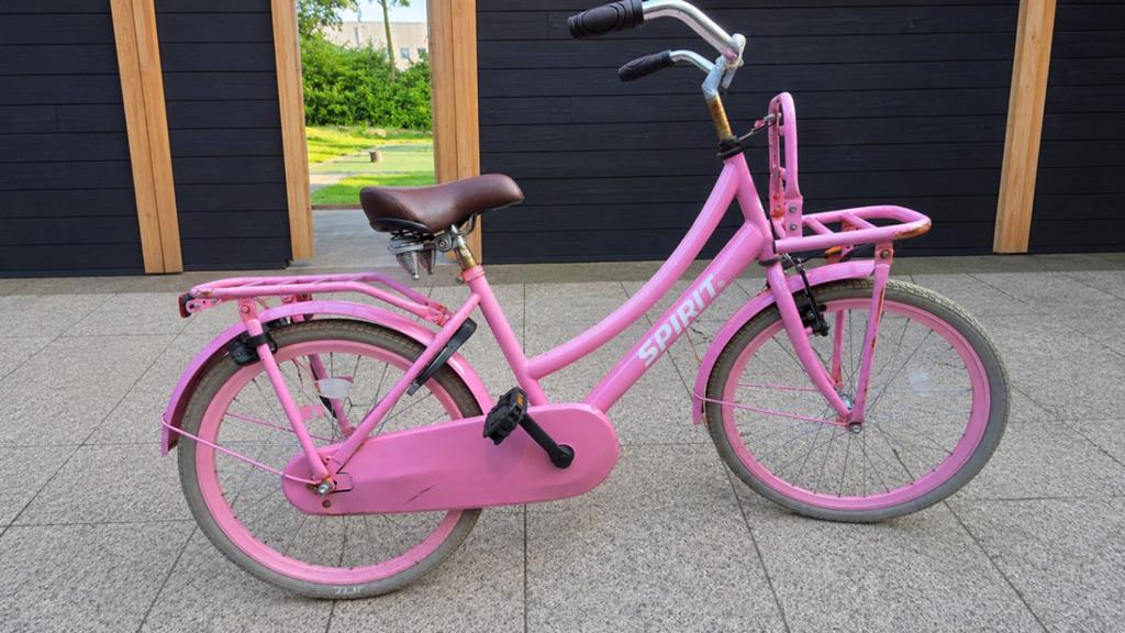 22 inch meisjes fiets, Ophalen, Terugtraprem, 22 inch, Gebruikt