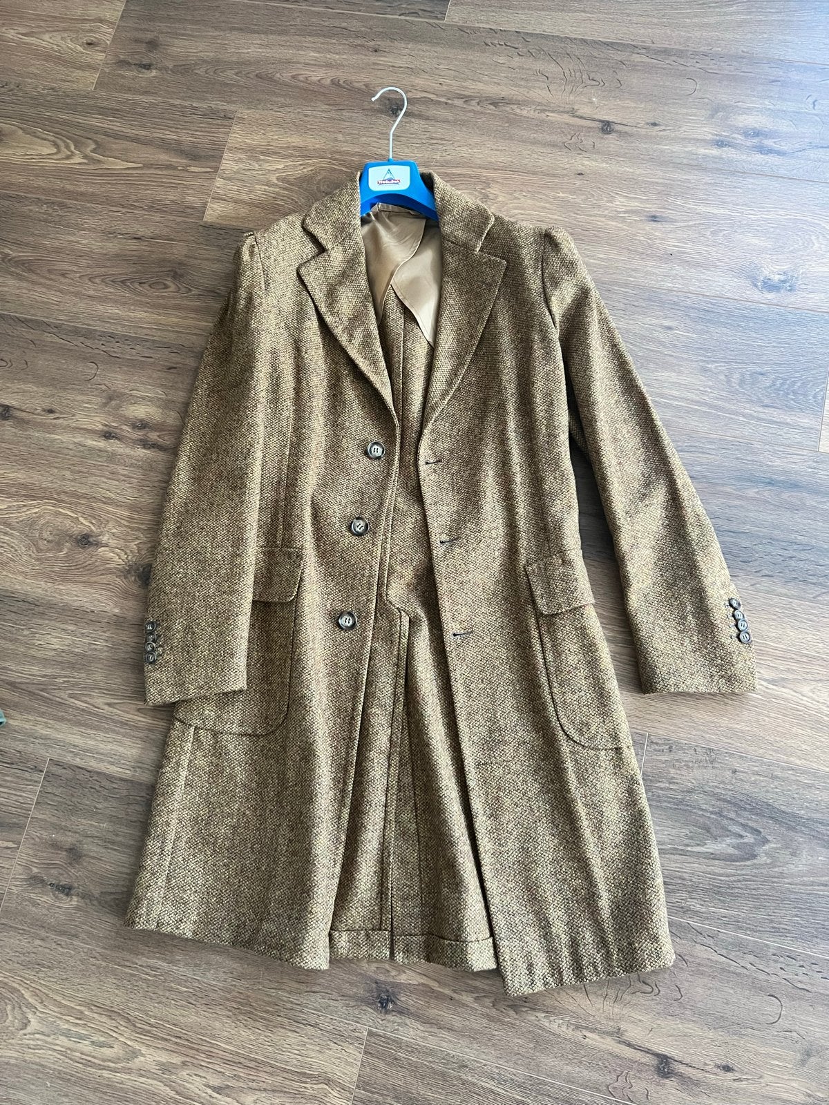 Bespoke Italiaanse herenjas, maat 46, als nieuw, Ophalen of Verzenden, Nieuw, Maat 46/48 (XL) of groter, Bruin