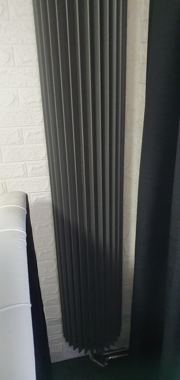Moderne verticale radiator, antracietgrijs, Ophalen of Verzenden