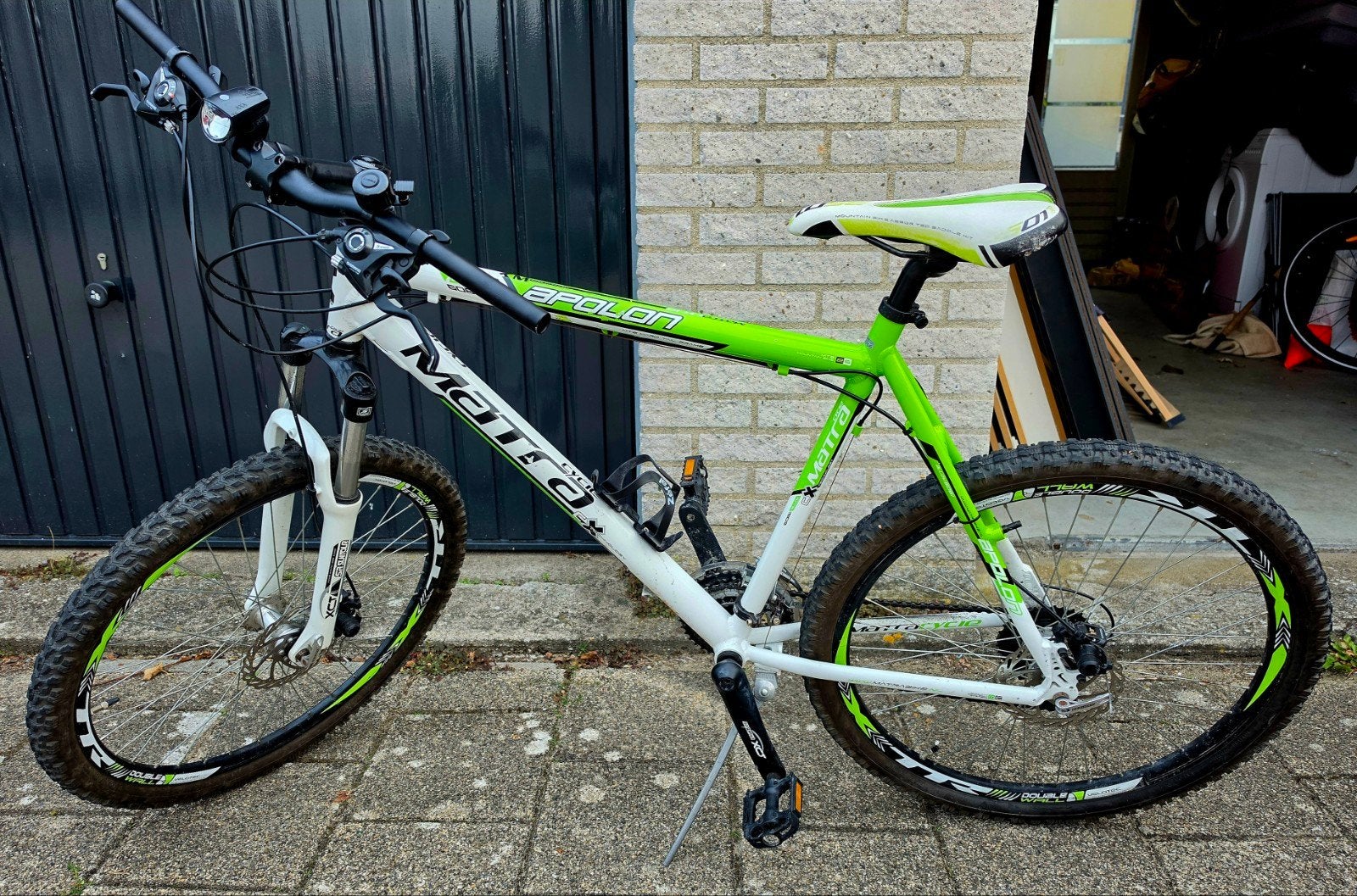 Matra Apolon Mountainbike - Wit/Groen - gebruikt, Gebruikt, Hardtail, Heren, Schijfrem