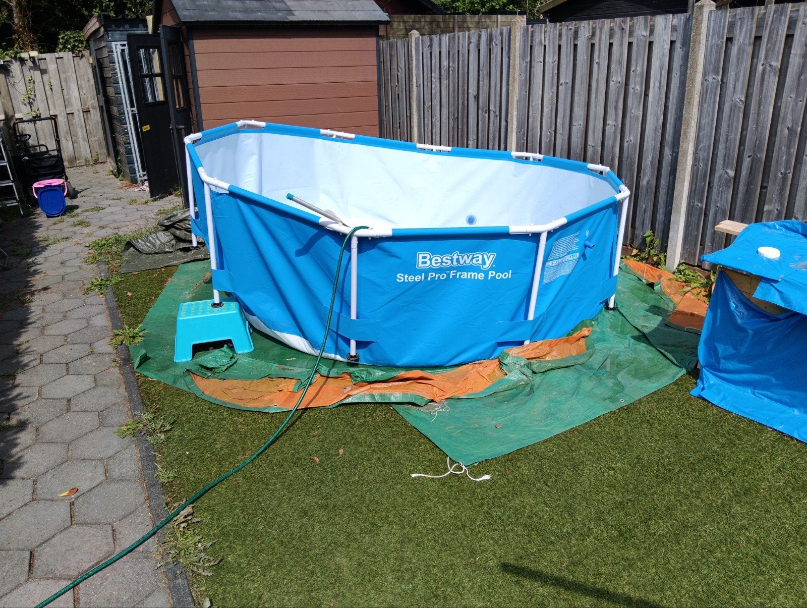 bestway zwembad 3.05meter, Tuin en Terras, Ophalen, Gebruikt, Minder dan 80 cm, 300 cm of meer