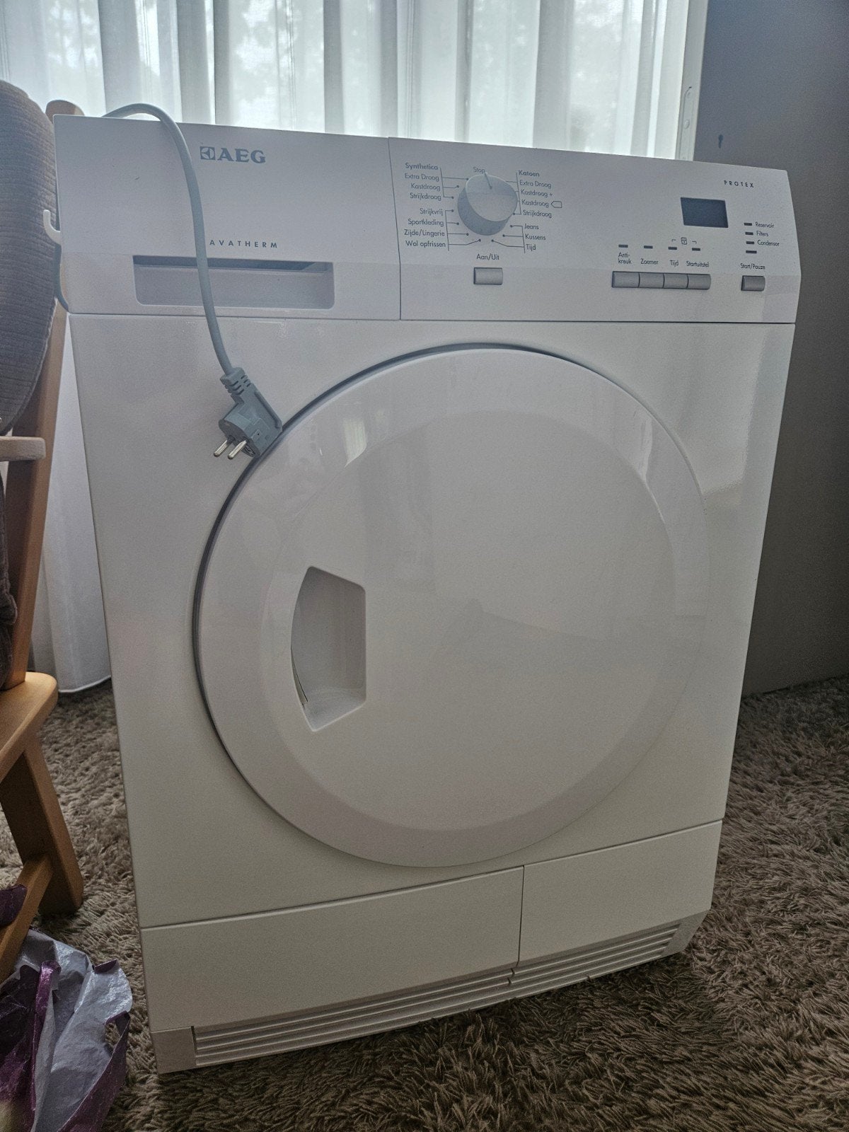 AEG Lavatherm Condensdroger - Goede staat, Witgoed en Apparatuur, Wasdrogers, Ophalen, 6 tot 8 kg, Gebruikt, Voorlader