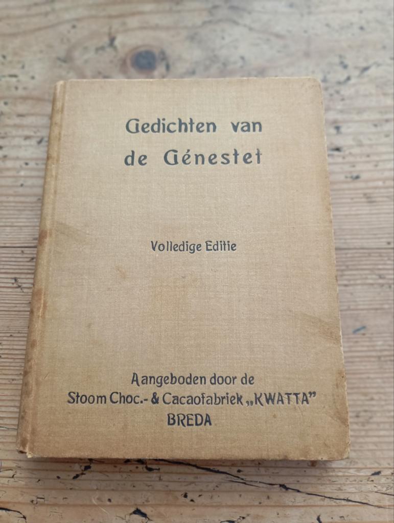 Vintage Kwatta Breda Gedichten de Genestet, Ophalen of Verzenden, Gebruikt