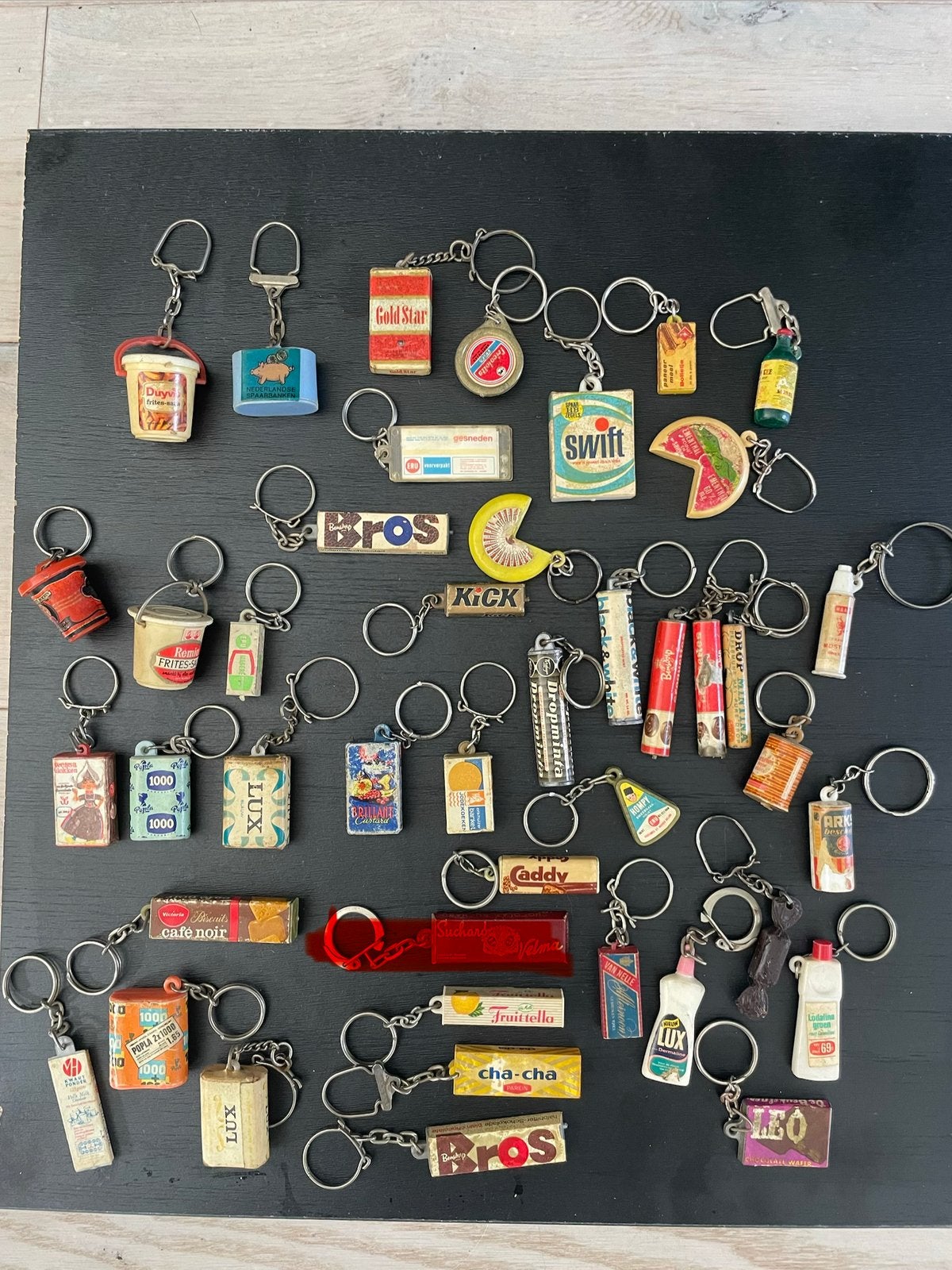 Sleutelhangers, vintage, Verzamelen, Ophalen of Verzenden, Gebruikt, Merk