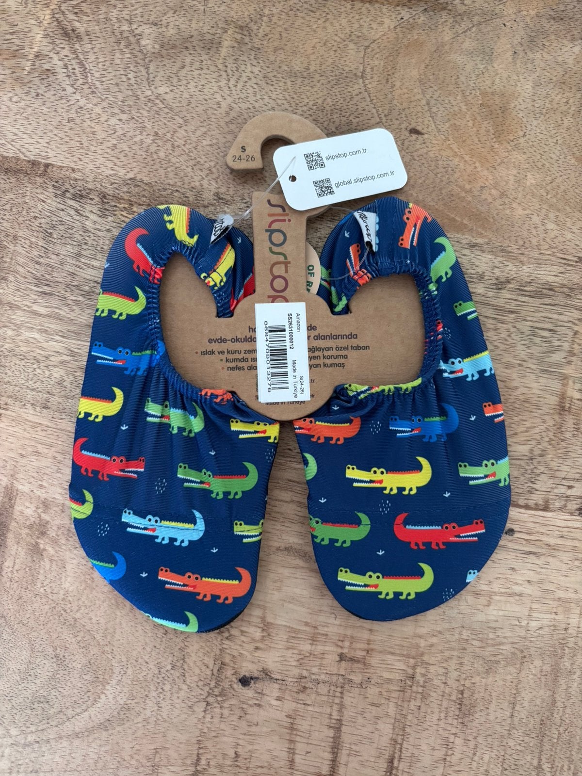 NIEUW Slipstop Waterschoenen Krokodil / Gator - Maat S, Zwemschoenen, Maat 98, Jongen of Meisje, Nieuw