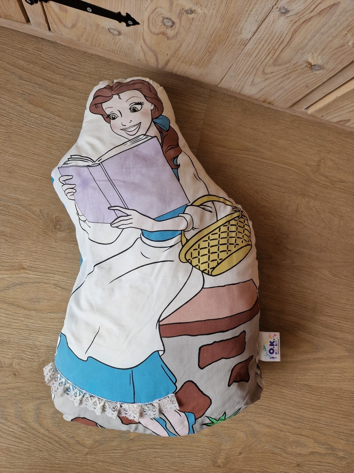 Disney Belle (Belle en het Beest) kussen, Ophalen of Verzenden, Gebruikt