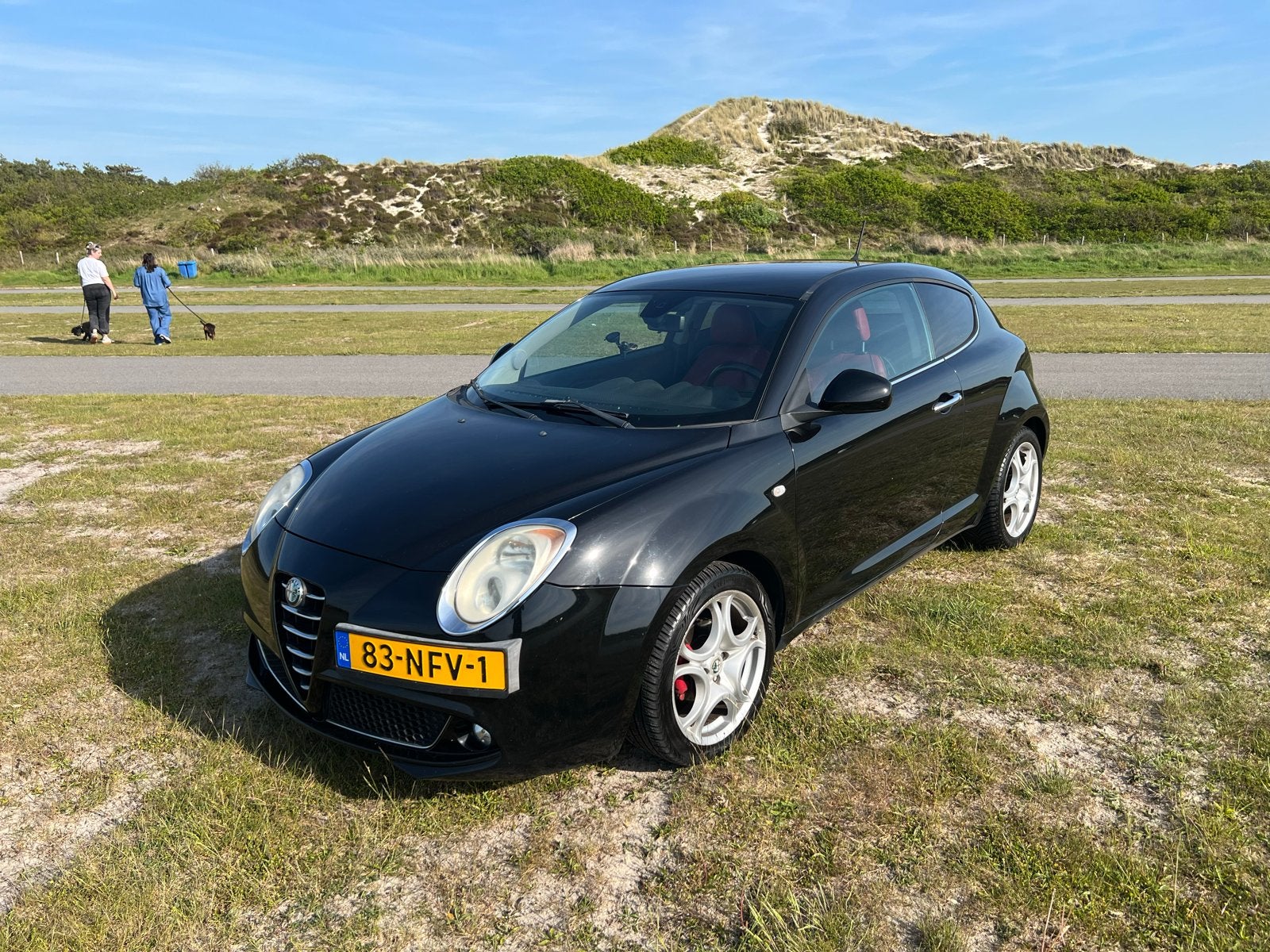 Alfa Romeo MiTo 1.4 16V 77KW Multi AIR 2010 Zwart, Auto's, Alfa Romeo, Voorwielaandrijving, 4 cilinders, Overige kleuren, Handgeschakeld