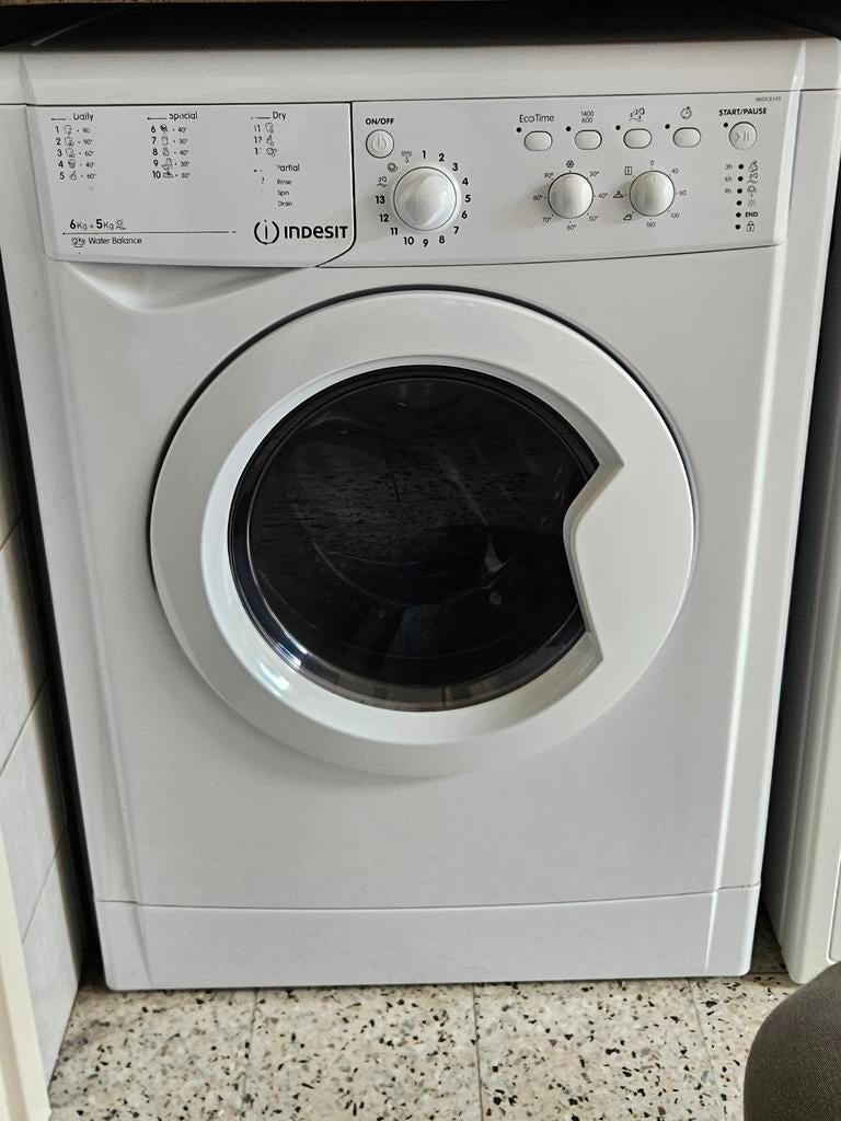 Indesit wasdroger 6kg, Ophalen