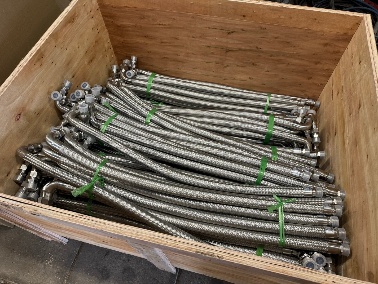 Grote partij (170 stuks) RVS flex slang DN25 1” 1000mm, Doe-het-zelf en Verbouw, Verwarming en Radiatoren, Ophalen, Overige typen