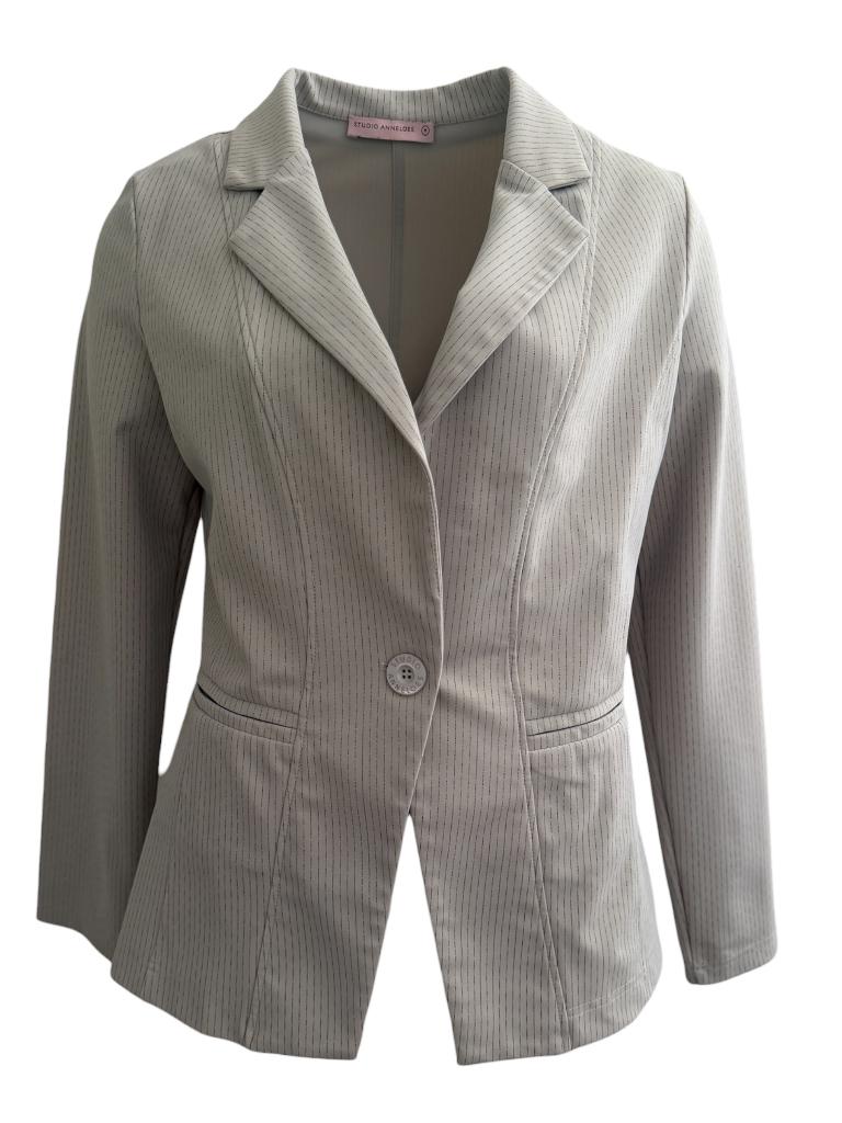 Studio Anneloes blazer M, Maat 38/40 (M), Blauw, Ophalen of Verzenden, Zo goed als nieuw