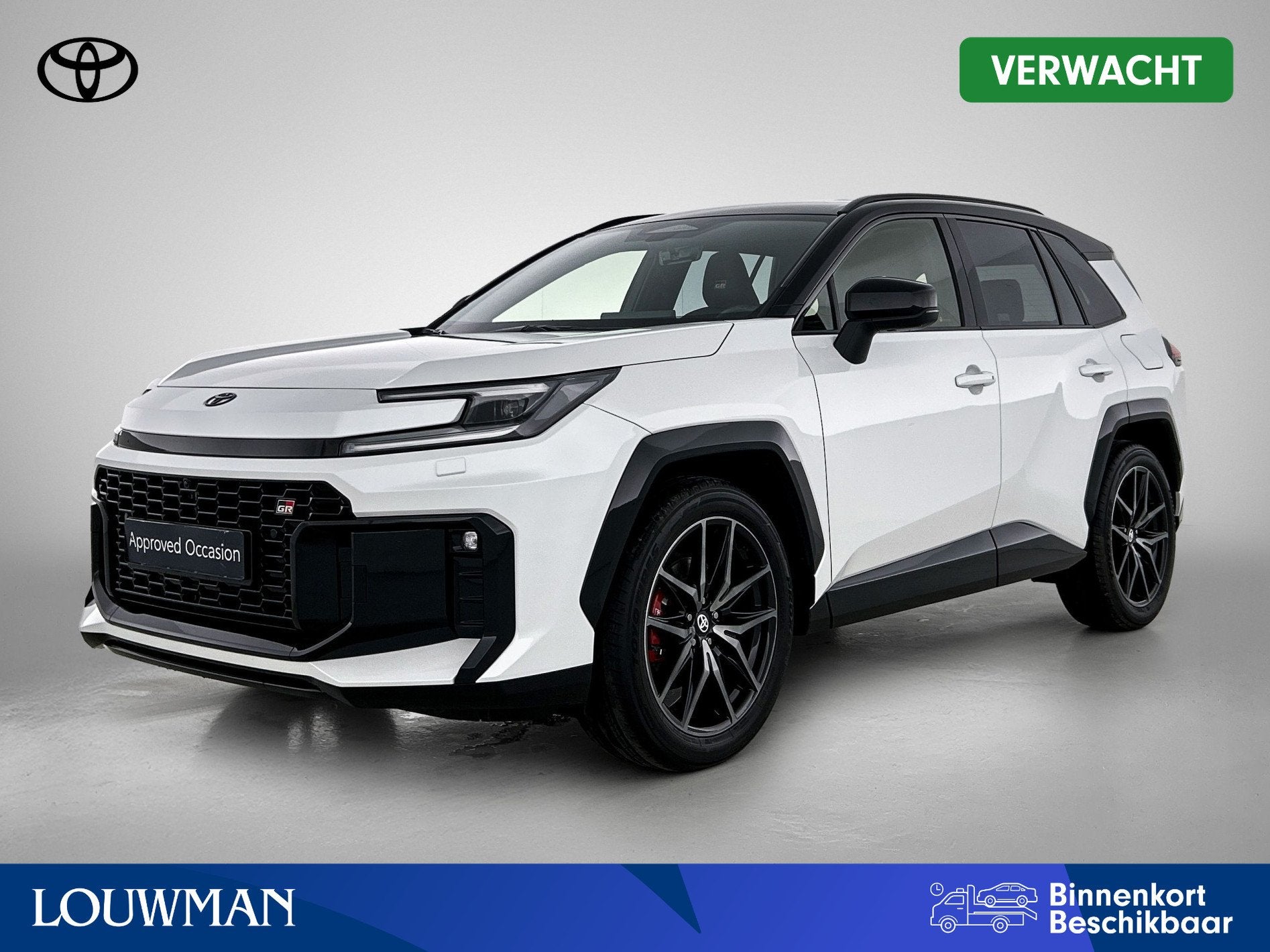 Toyota RAV4 2.5 Hybrid AWD 200 GR Sport | Nieuw model 2026 |, Automaat, Stof, Gebruikt, 4 cilinders