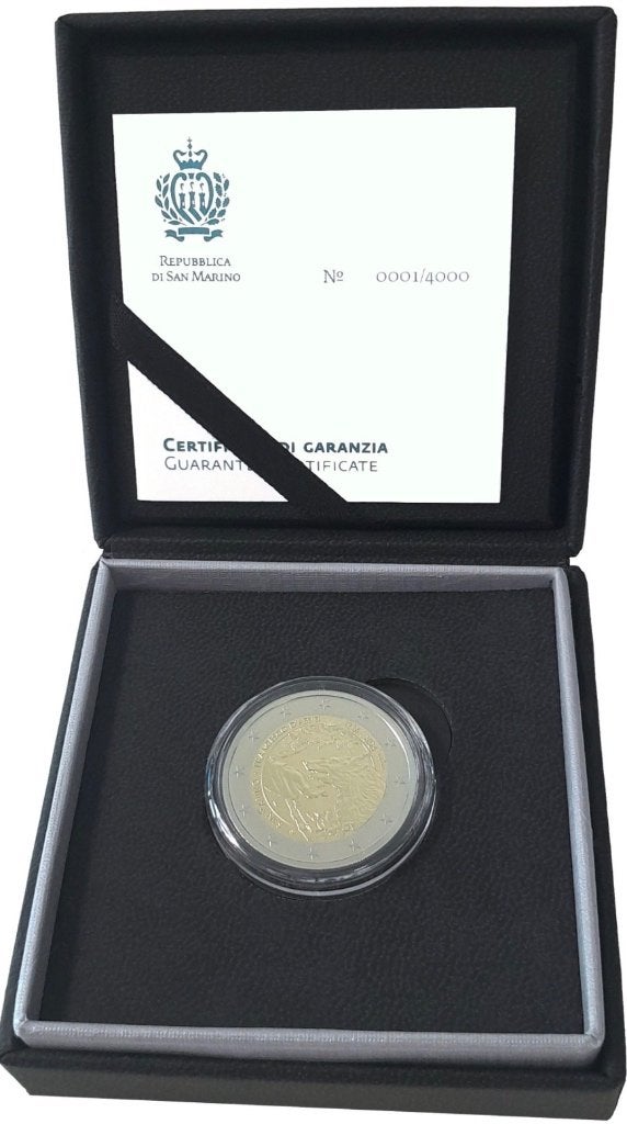 2 euro San Marino “Francesco Assisi‘’ Reverse Proof 2026, Verzenden, San Marino, 2 euro, Losse munt