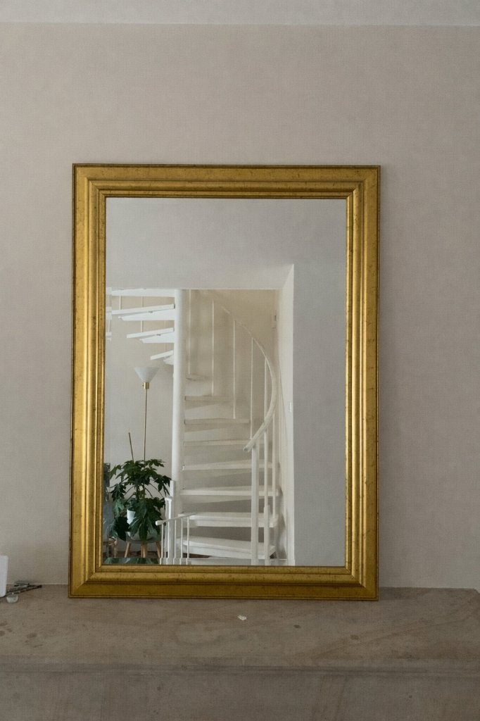 Prachtige facet geslepen spiegel, Ophalen, Zo goed als nieuw, Rechthoekig, Minder dan 100 cm