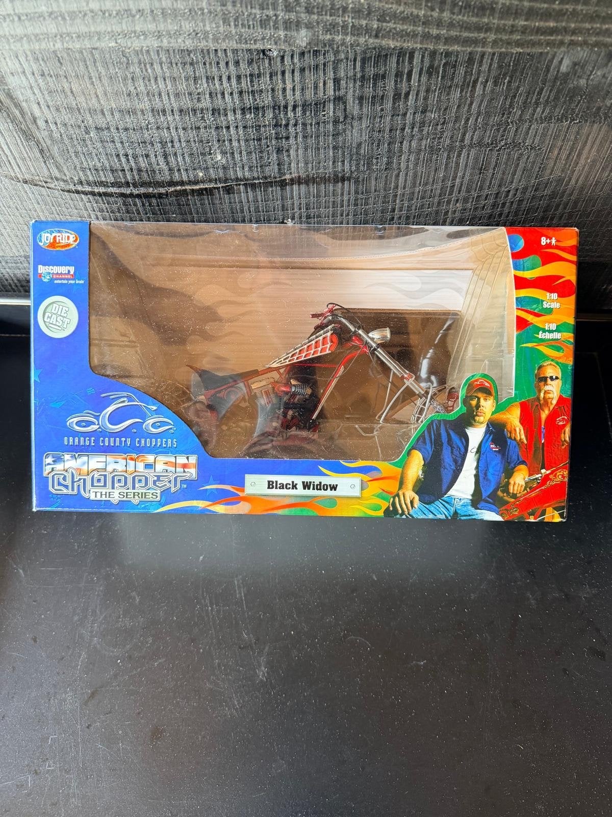 Orange County Choppers Black Widow Model, Hobby en Vrije tijd, Modelbouw | Auto's en Voertuigen, Nieuw, Overige typen, 1:32 tot 1:50