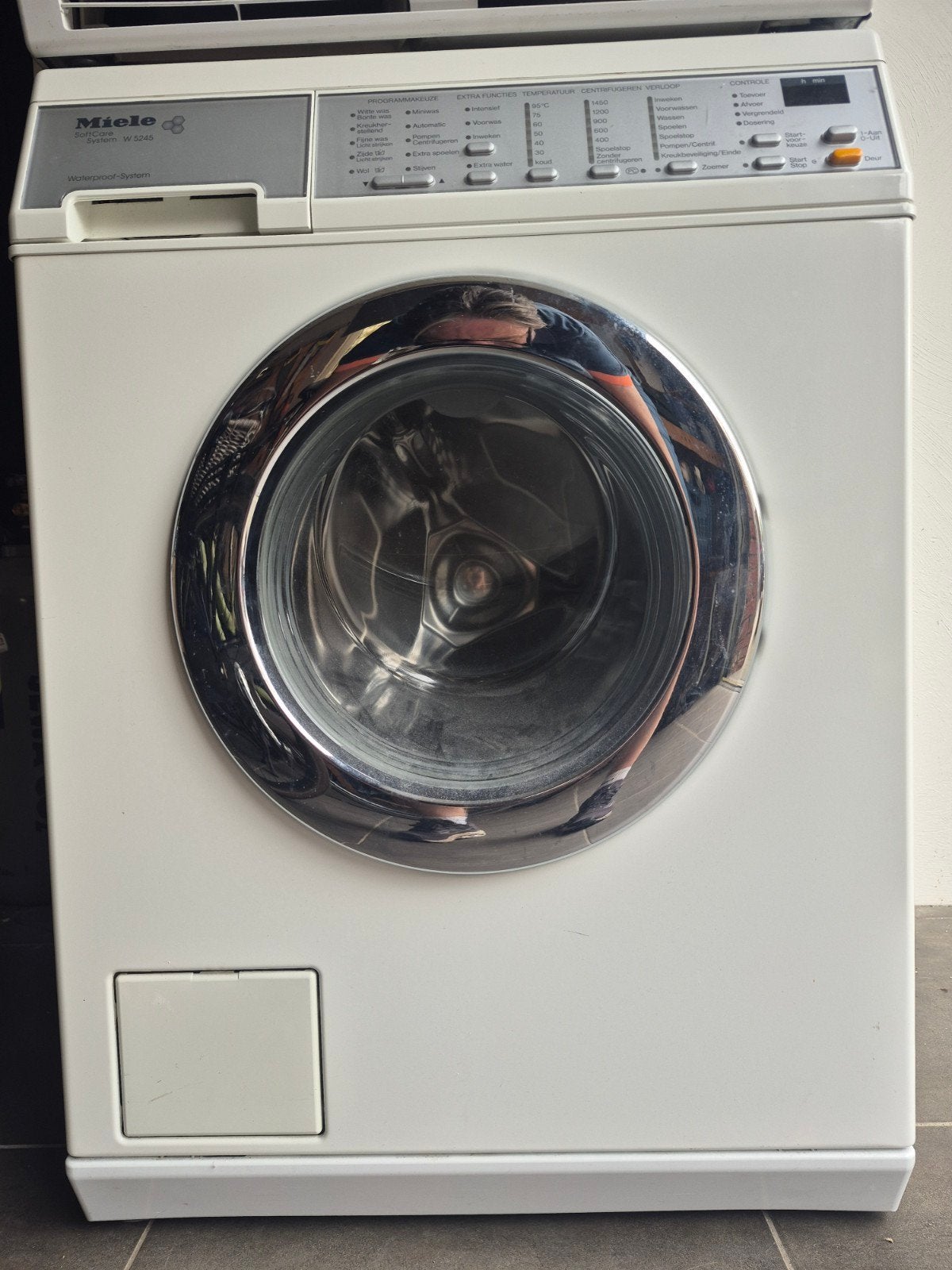 Miele W 5245 Wasmachine - Voorlader - Waterproof-System, Witgoed en Apparatuur, Ophalen, Gebruikt, Voorlader, Kort programma