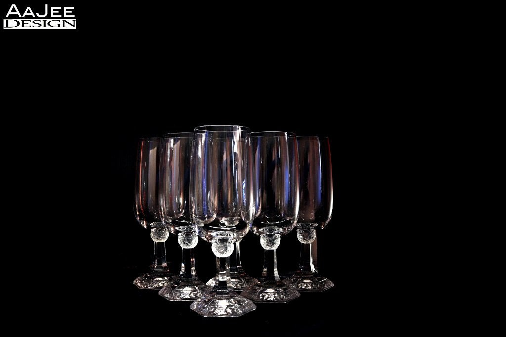 Rosenthal - 6 X Bierglas - Maria - Classic Rose - Kristal, Ophalen of Verzenden, Zo goed als nieuw, Bierglas