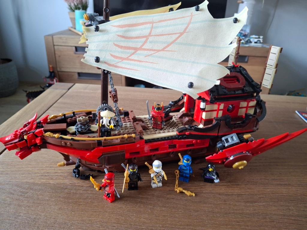 Lego Ninjago 71705 Destiny's Bounty, Kinderen en Baby's, Speelgoed | Duplo en Lego, Compleet, Lego, Ophalen of Verzenden, Zo goed als nieuw