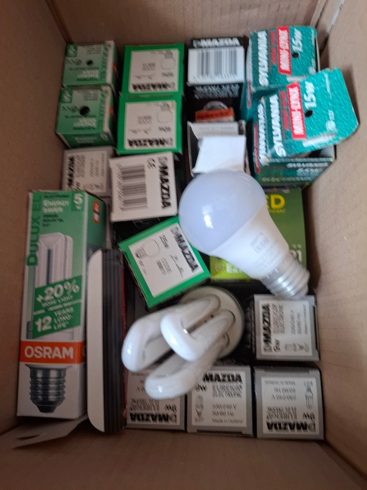 gratis afhalen (spaar)lampen etc, Led-lamp, Nieuw, E27 (groot), Ophalen