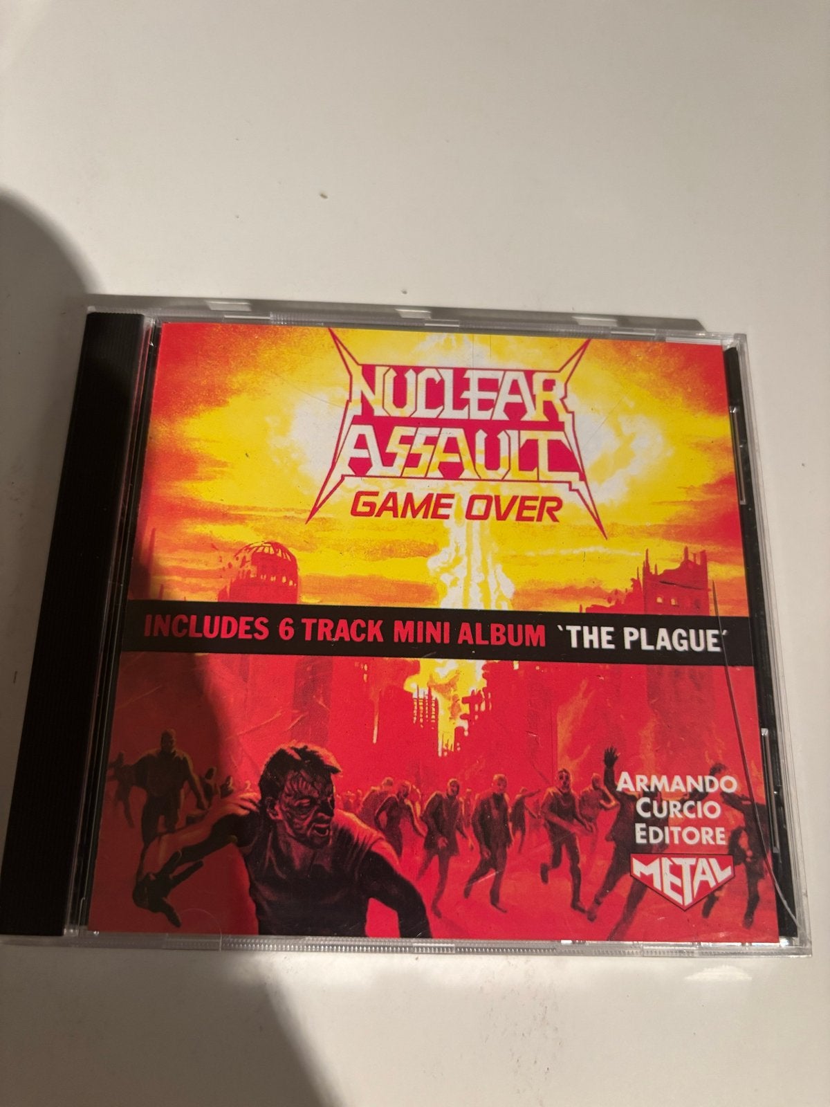 Nuclear Assault - Game Over (CD), Met bonustracks, Ophalen of Verzenden, Album, Gebruikt