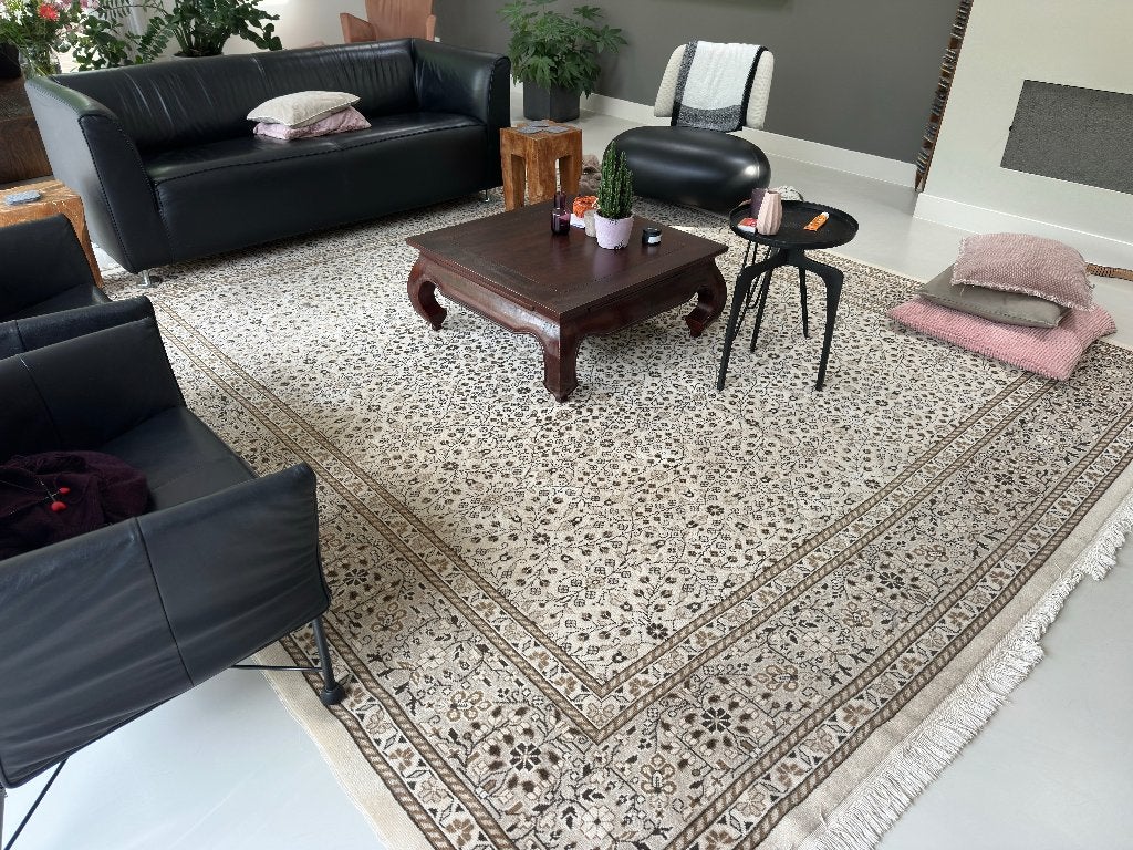 Handgeknoopt tapijt wol, Huis en Inrichting, Stoffering | Tapijten en Kleden, Ophalen, Gebruikt, 200 cm of meer, 200 cm of meer