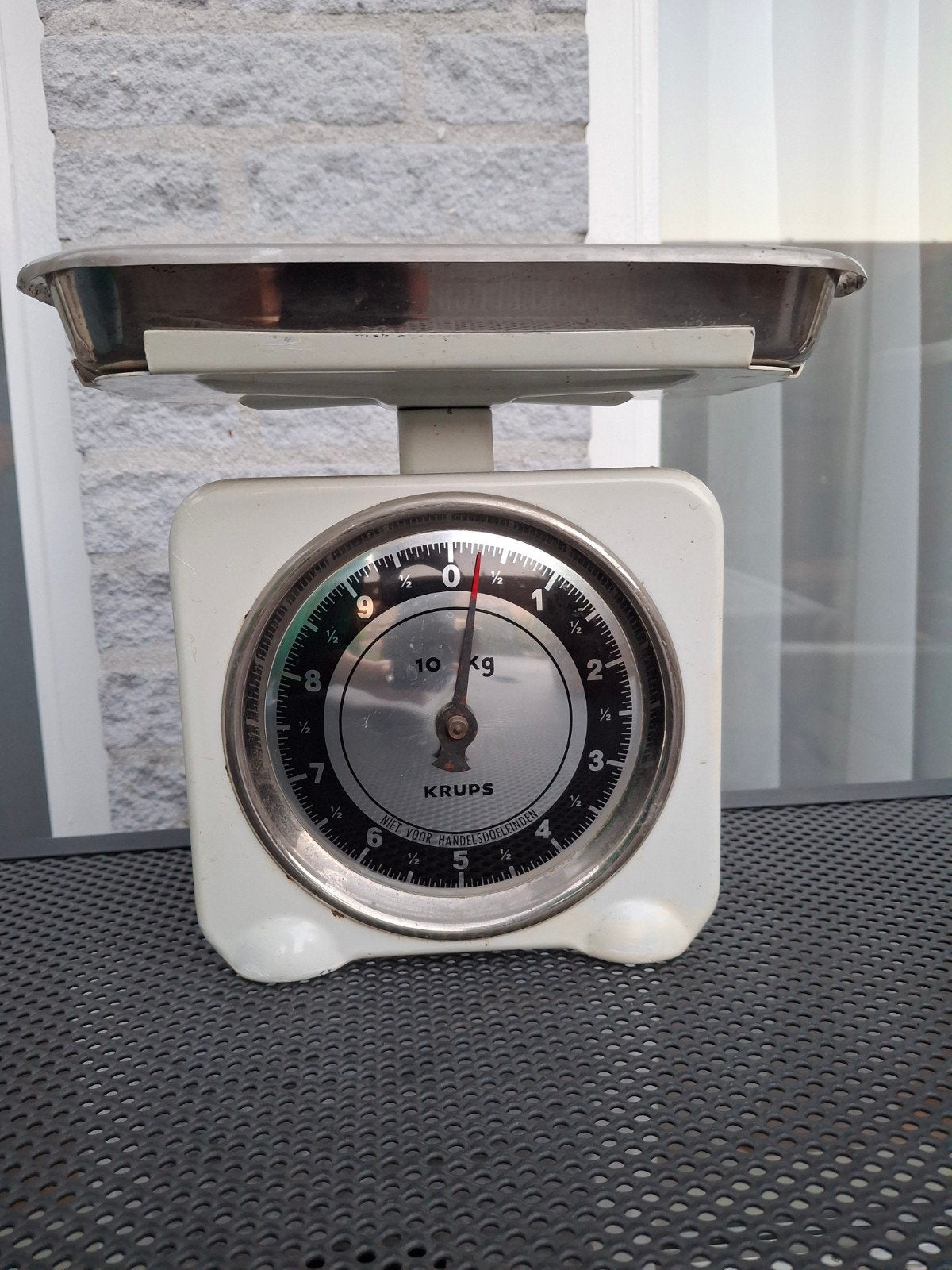 Vintage Krups Keukenweegschaal - Tot 10 kg, Ophalen, Gebruikt, Keukenweegschaal, 10 tot 50 kg