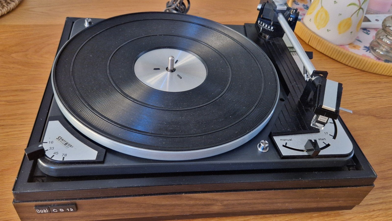 Dual 1015 platenspeler, Audio, Tv en Foto, Platenspelers, Ophalen, Zo goed als nieuw, Dual