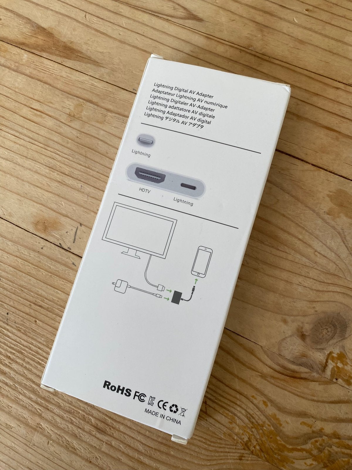 Lightning naar HDMI Smart TV adapter (NIEUW) + HDMI kabeltje, Ophalen of Verzenden, Nieuw