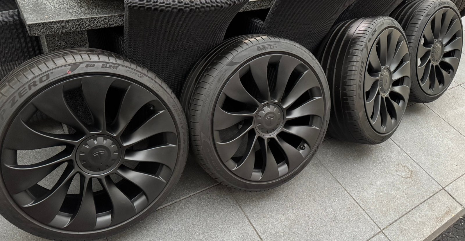 Ubertubine 21 inch velgenset voor Tesla model Y Performance., Auto-onderdelen, Banden en Velgen, Band(en), Zomerbanden, 21 inch