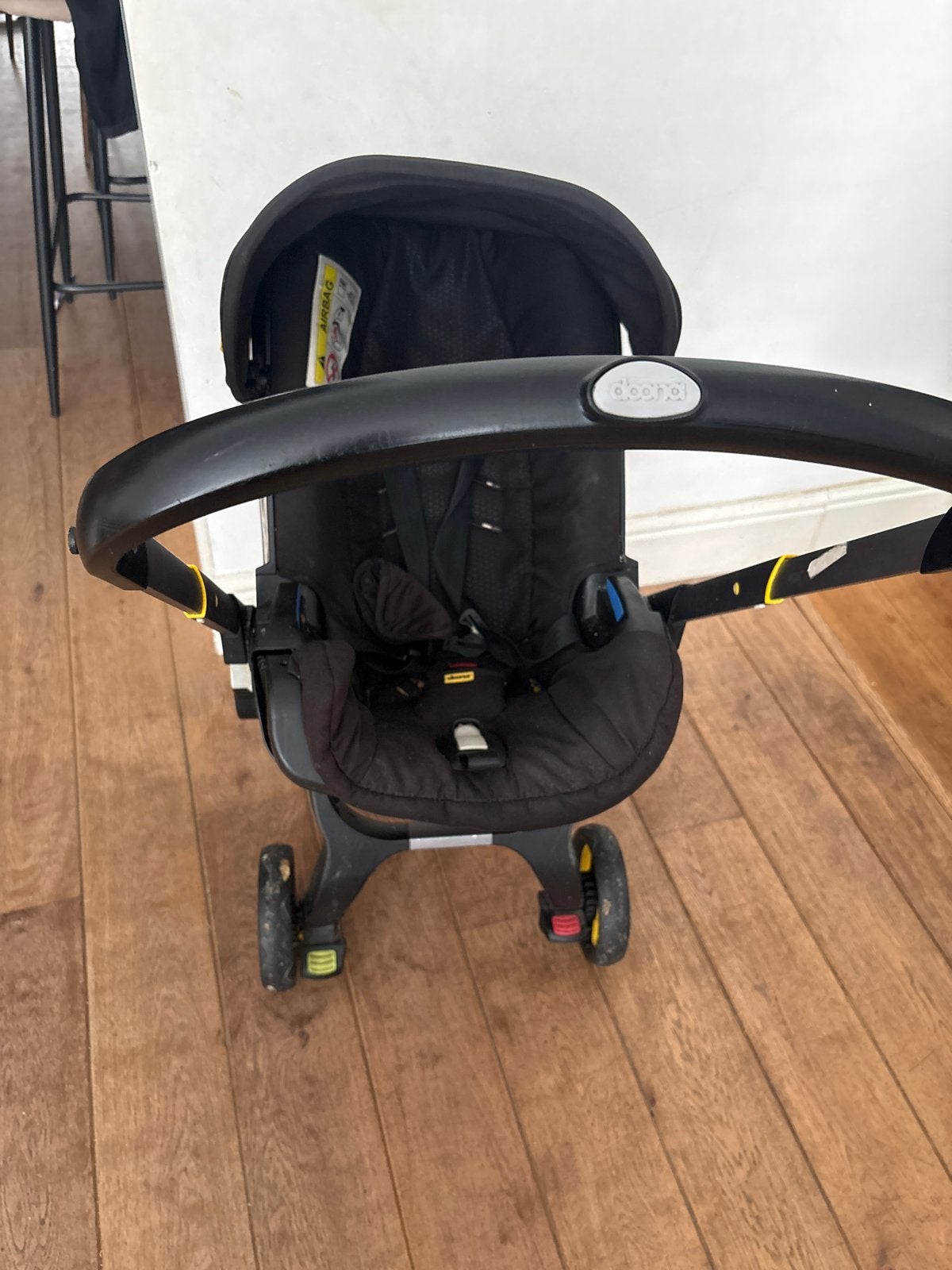 Doona autostoel en kinderwagen in één, Gebruikt, Met autostoeltje, Ophalen, Kinderwagen