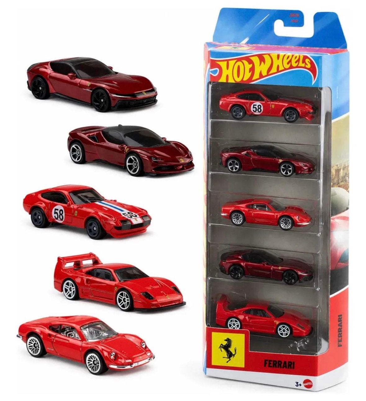 Ferrari hotwheels set, Ophalen of Verzenden, Nieuw