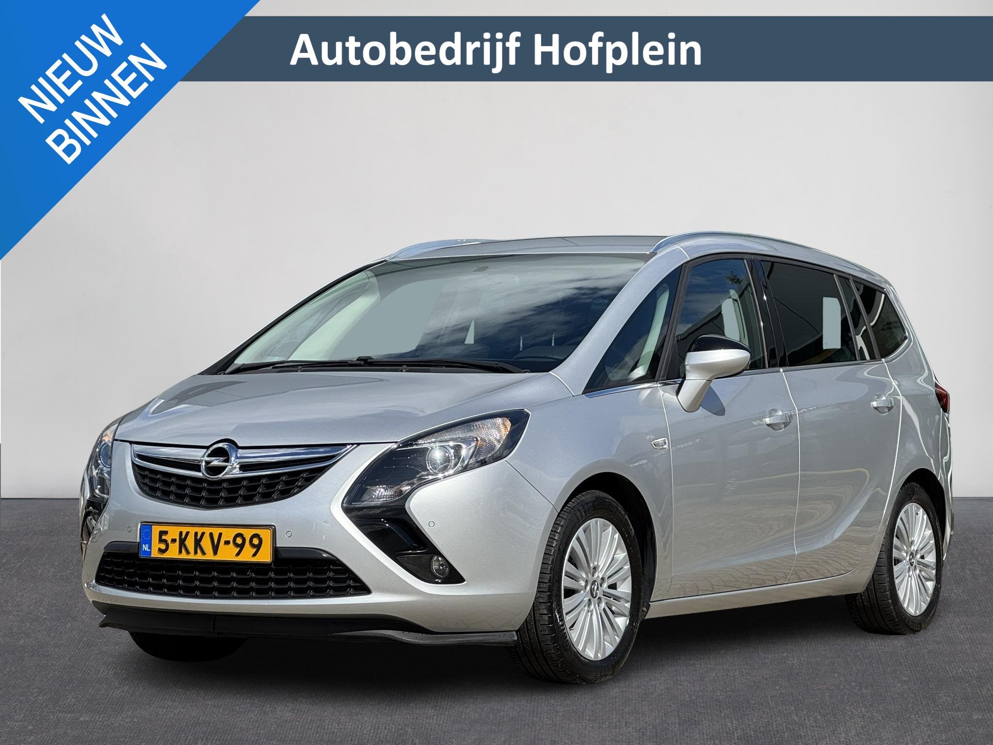 Opel Zafira Tourer 1.4 Design Edition 7p. | NAP! | Clima | C, Auto's, Opel, Euro 5, Stof, Gebruikt, Zwart