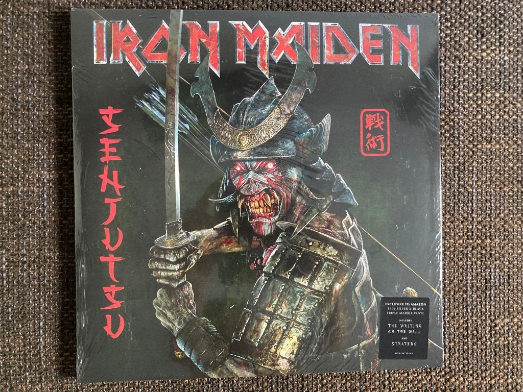 Iron Maiden- Senjutsu (2021) 3Lp colour Silver Marble nieuw, Heavy metal, Ophalen of Verzenden, 12 inch, Nieuw in verpakking