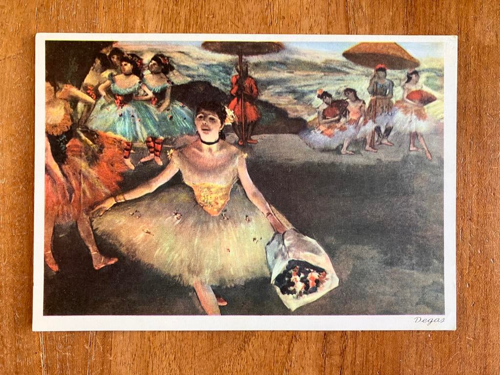 Edgard Degas - Danseuse au bouquet, saluant, Ophalen of Verzenden, 1980 tot heden, Ongelopen, Sport en Spel