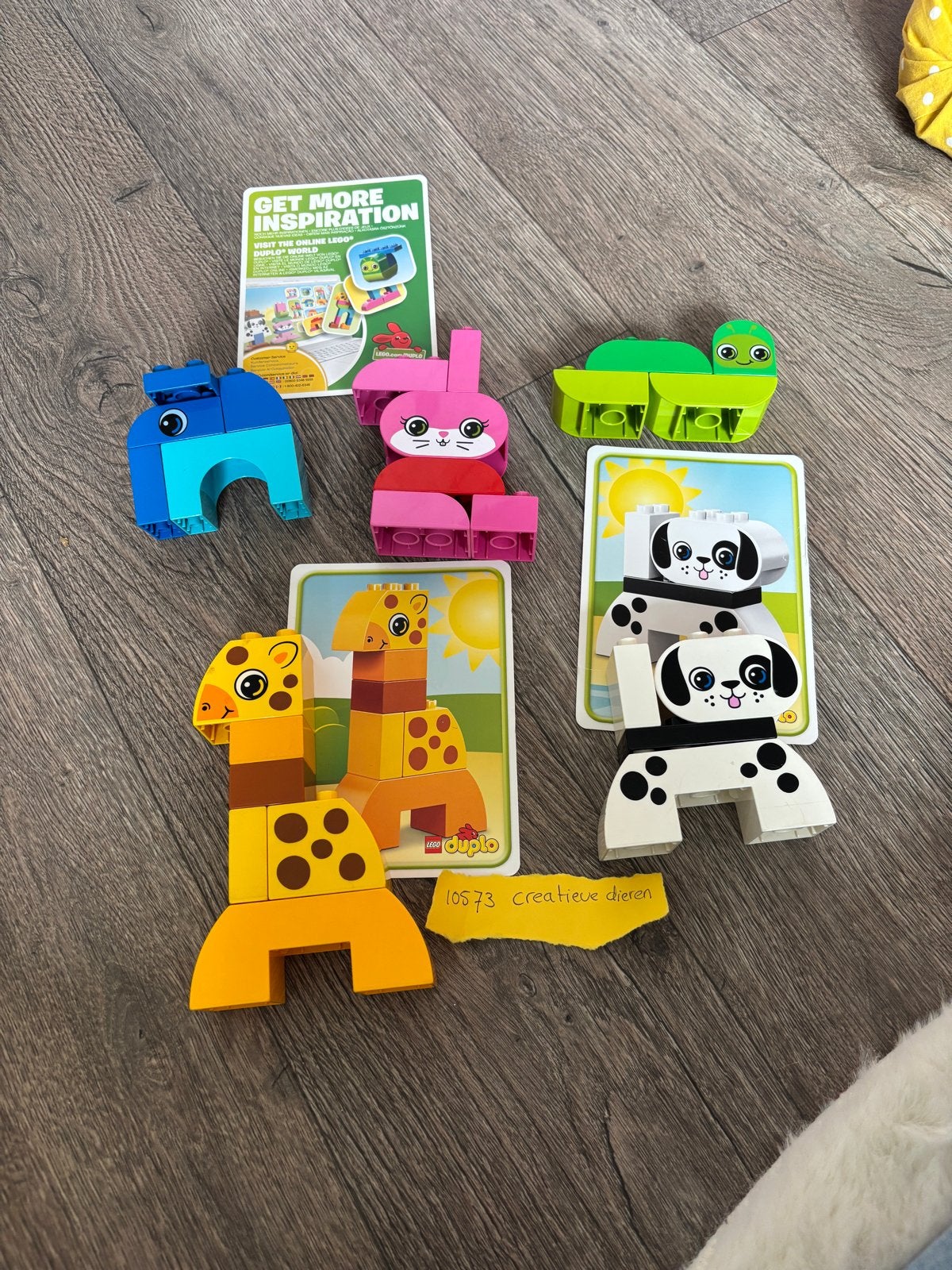 LEGO Duplo 10573 Creatieve Dieren, Ophalen of Verzenden, Gebruikt