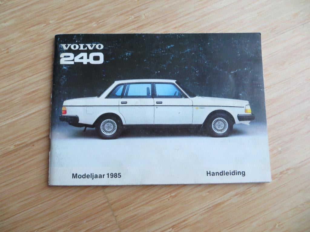Instructieboek Volvo 240 2.3, Volvo 240 Turbo, 240 Estate 85, Ophalen of Verzenden