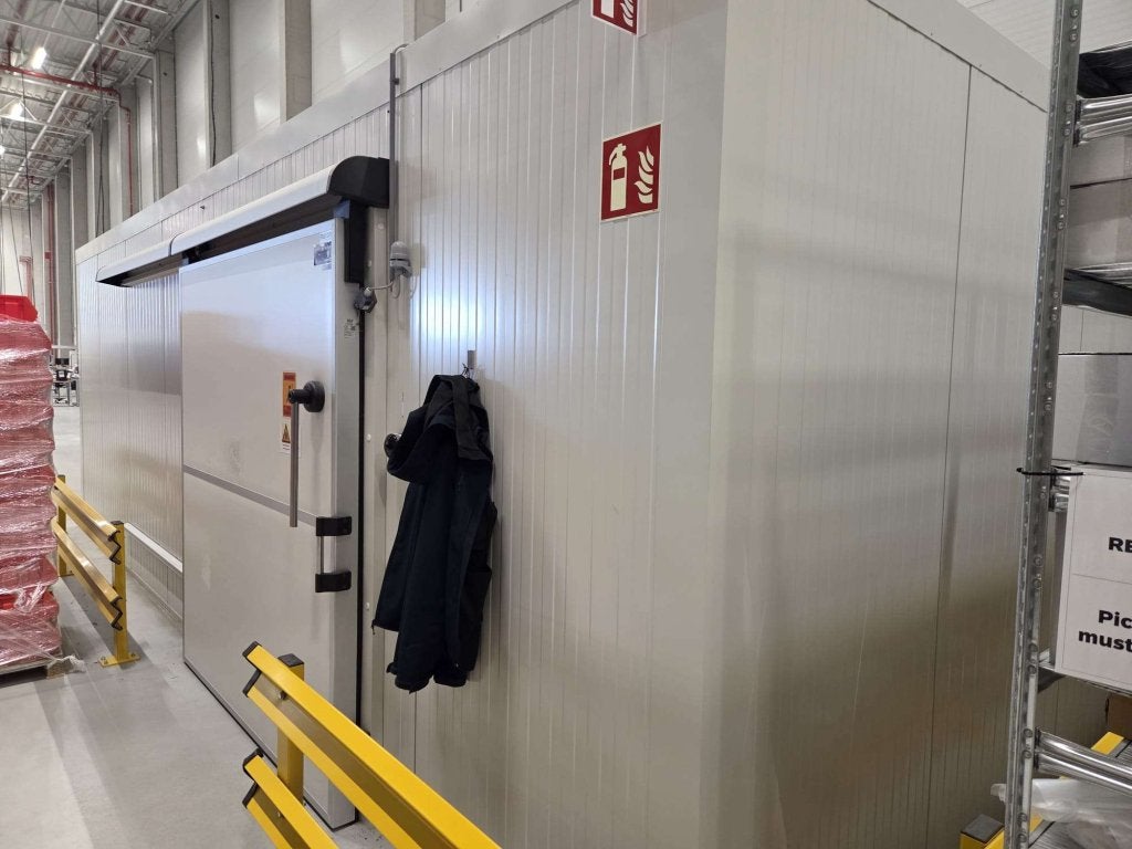 Servex Koelcel 820x522x285cm 39,5m2 zgan bouwjaar 2021, Info@hmsmagazijninrichtingen.nl, HMS Magazijninrichtingen BV, Horsterweg 21 sevenum