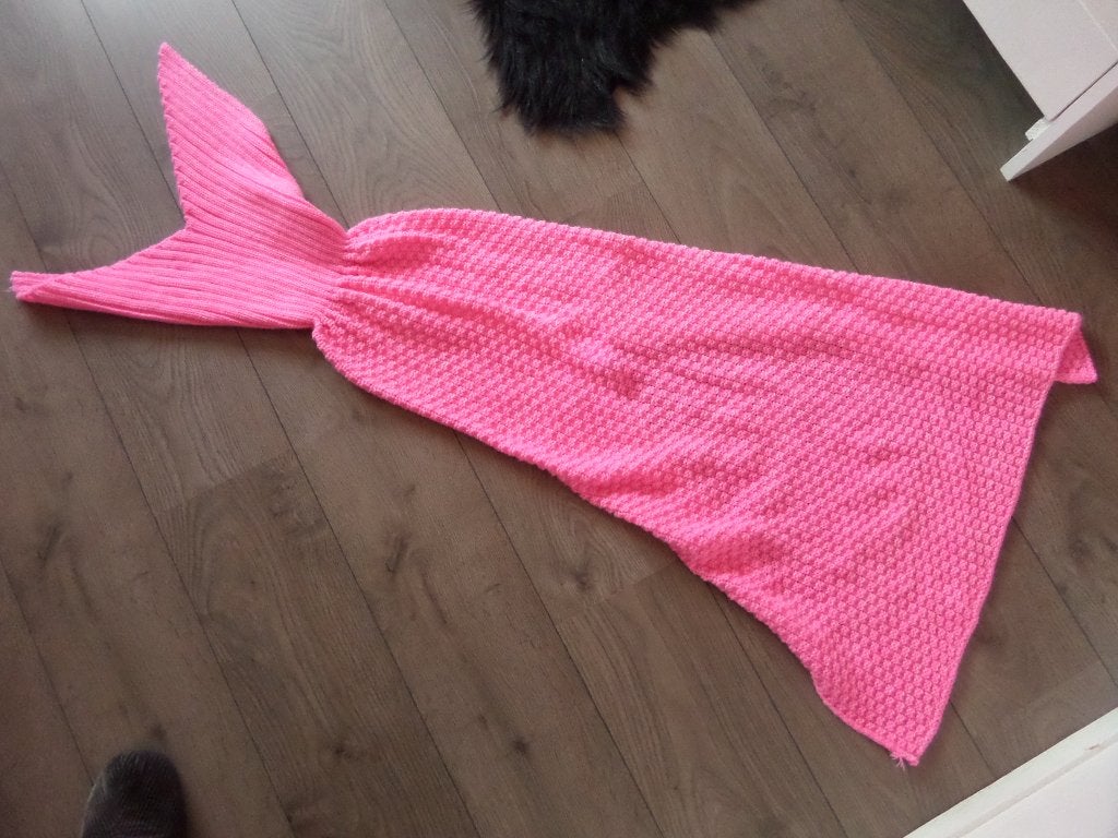 roze kinder zeemeermin staart deken, Ophalen of Verzenden, Zo goed als nieuw