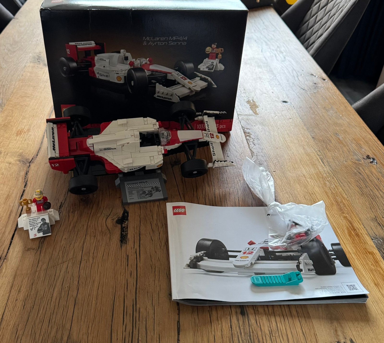 LEGO Speed Champions McLaren MP4/4 Ayrton Senna, Lego, Zo goed als nieuw, Complete set, Compleet