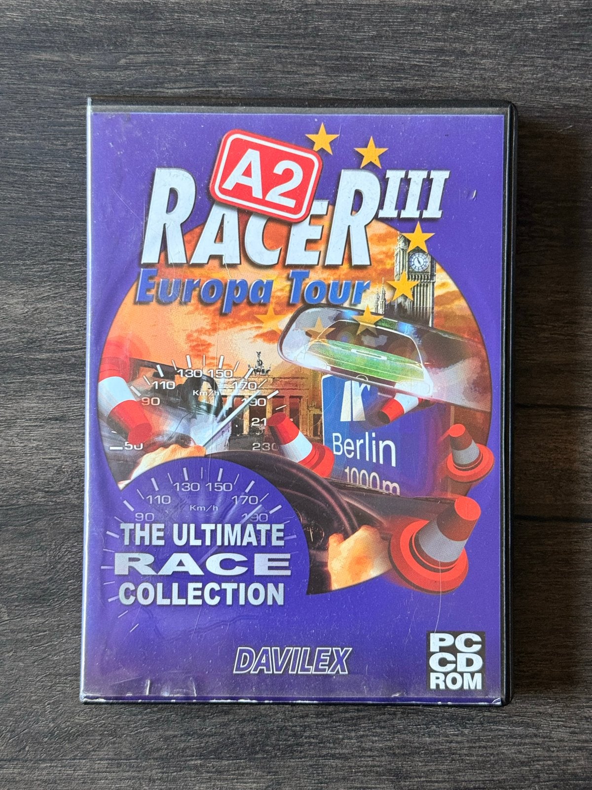 A2 Racer III Europa Tour PC CD-ROM - Racegame Davilex, 1 speler, Racen en Vliegen, Ophalen of Verzenden, Zo goed als nieuw