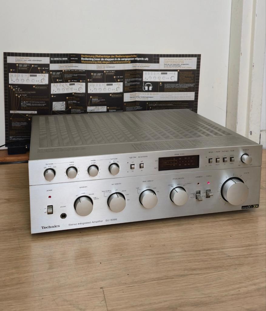 Technics SU-8099K Stereo Geïntegreerde Versterker, Overige merken, Gebruikt, Ophalen of Verzenden, 120 watt of meer