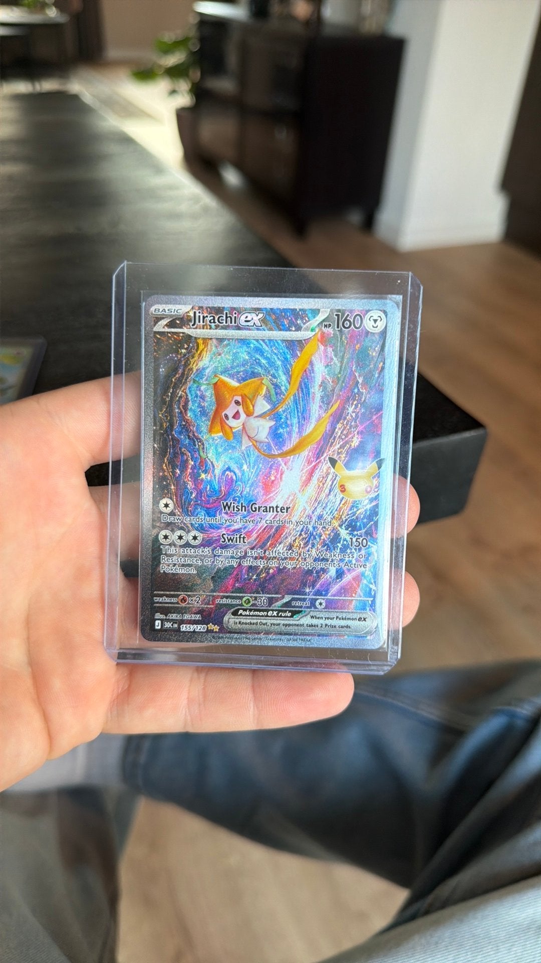 Pokemon Jirachi 155/128, Ophalen of Verzenden, Nieuw, Losse kaart, Foil