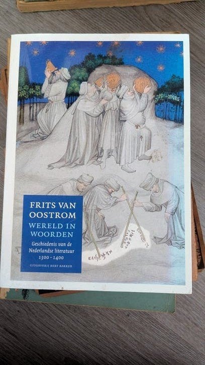 Frits van Oostrom - Wereld in Woorden (Gesigneerd), Ophalen of Verzenden, Gelezen, Frits van Oostrom, Nederland