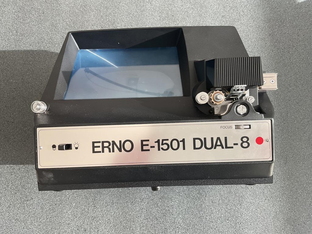Erno E-1501 Viewer Dual 8 als nieuw, Verzamelen, Fotografica en Filmapparatuur, Ophalen of Verzenden, 1960 tot 1980, Overige typen