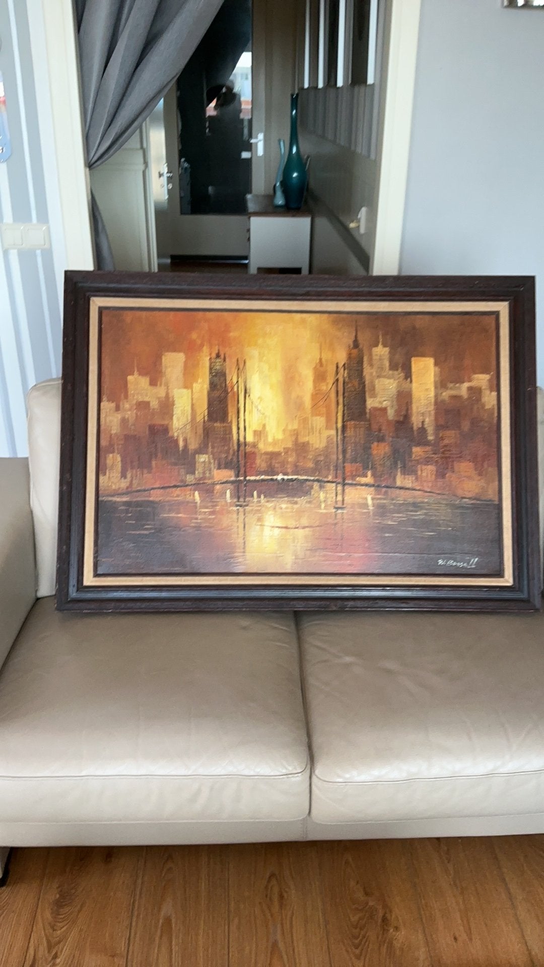 Schilderij, Antiek en Kunst, Ophalen, Klassiek, Maritiem / water