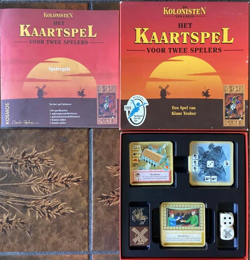 Kolonisten van Catan – Kaartspel voor 2 spelers 999 Games, Ophalen of Verzenden, Zo goed als nieuw