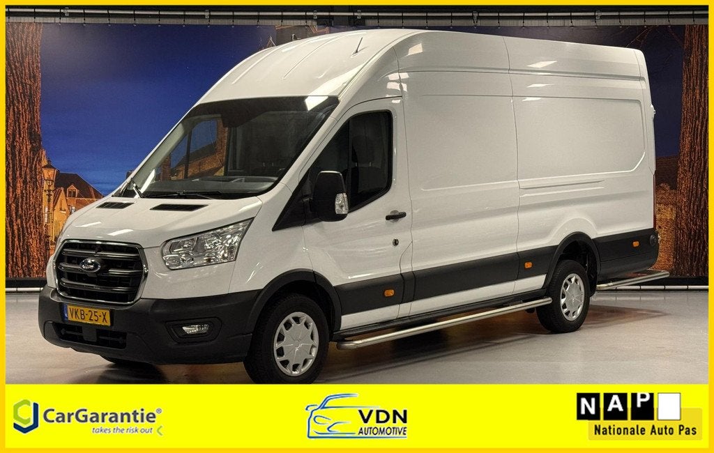 Ford Transit 350 2.0 TDCI L4H3 Trend Automaat Camera Navi, Automaat, 4 cilinders, Navigatiesysteem, Wit