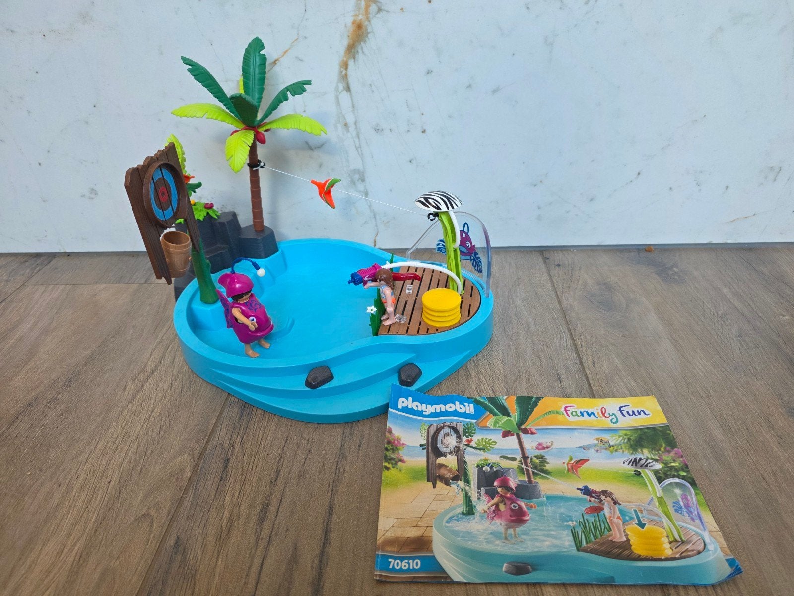 Playmobil Family Fun 70610 Waterpark met sproeifiguur, Complete set, Overige typen, Zo goed als nieuw, Family fun
