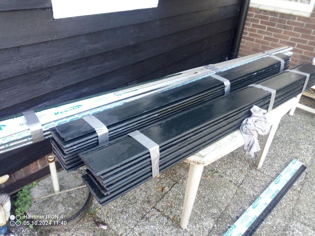 Keraliet, composiet, pir platen te koop, Doe-het-zelf en Verbouw, Buizen en Afvoer, Ophalen, Pvc, 80 mm of meer